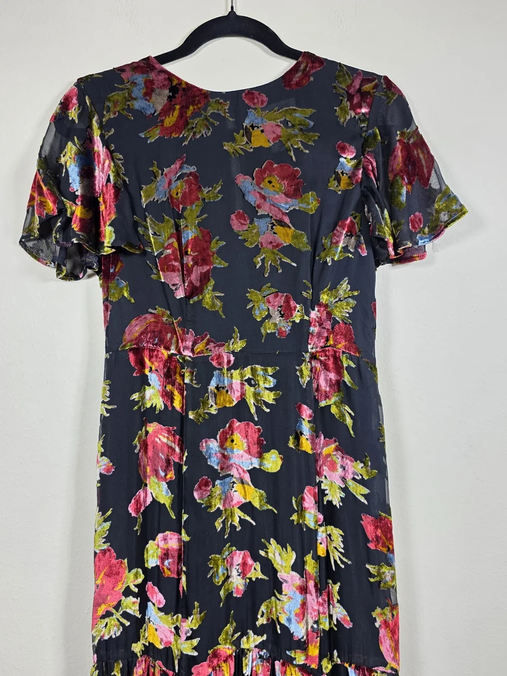 RIXO VELVET FLORAL GOWN SIZE 2 MSRP $675 - Picture 6 of 13